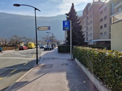 Accès-parking-des-morasses-martigny
